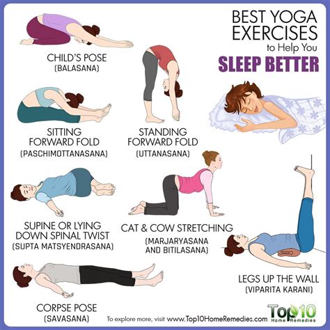 yoga poses    sleep   night top  home remedies