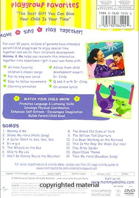 Mommy And Me Playgroup Favorites Dvd 2003 Dvd Empire