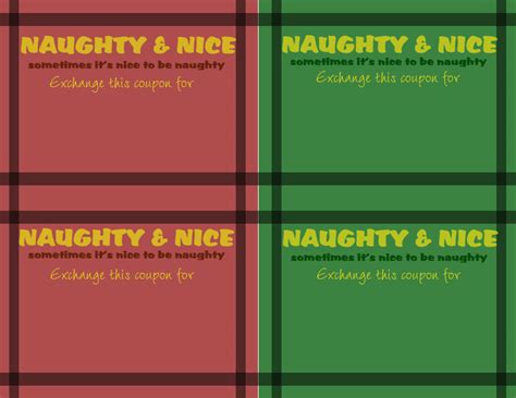 12 days til christmas naughty or nice love coupons