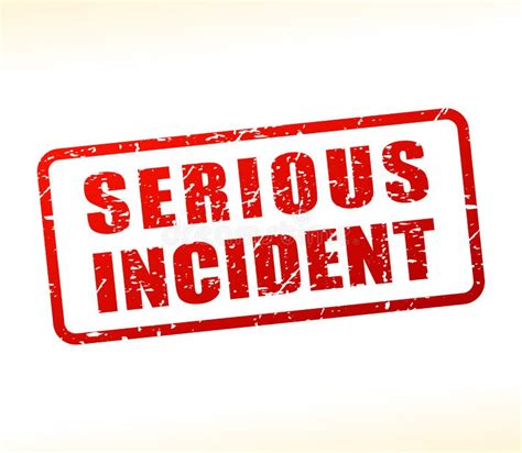 incident text buffered stock vector illustration  emergency
