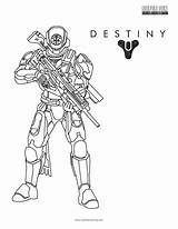 Destiny Titan sketch template
