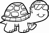 Turtle Tortoise Colouring żółwik Kolorowanki Getcolorings Clipartmag Krokodyl Loggerhead Coloringbay Gafas Tortuga Druku Justcolorr sketch template