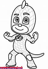 Pj Masks Coloring Mask Pages Disney Gecko Colorir Colouring Color Sheets Drawing Captaincoloringbook Printable Patrol Paw Getcolorings Boys Para Kids sketch template