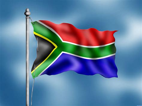 south african flag  stock photo public domain pictures
