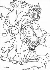 Coloring Hyenas Shenzi Lion Pages Banzai Color Print Roi King Hellokids Le sketch template