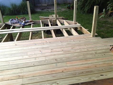 Laying Deck Boards
