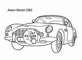 Coloring Car Pages Classic Mercedes Aston Martin Db5 Benz Drawing Printable Cars Kids Color Super Colouring Supercar Print Getdrawings Getcolorings sketch template