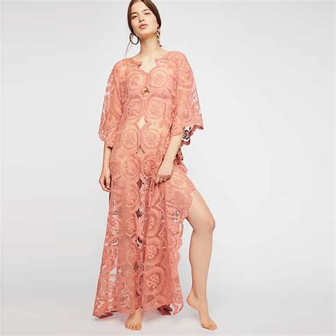 coverup ladies swimwear woman beach dress clothes cover   womens tunic cover   lace