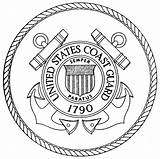 Uscg Seals Coastguard Insignia Marines Coloringhome sketch template