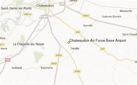 chateaudun air force base airport weather station record historical weather  chateaudun air