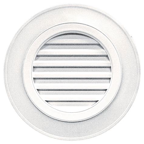 master flow   resin circular mini wall louver soffit vent  white  pack rlsc  home