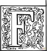 Lettera Letter Buchstabe Supercoloring Disegno Lettere Ornament Ausmalbild Alfabeto Stampare Segni Dizionario Colouring Buchstaben Ornamentali sketch template