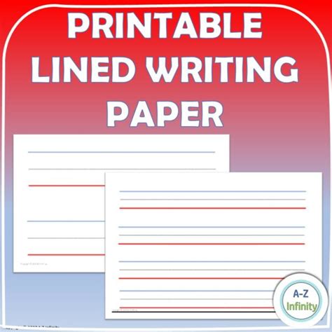 lined writing paper   teachers