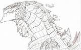 Zilla Jr Pages Deviantart Coloring Favourites Godzilla Template Add sketch template