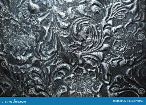 metal  floral pattern stock image image  detail