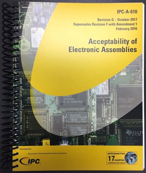 acceptability  electronic assemblies hard copy book rev