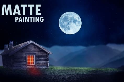 photoshop tutorial matte painting processing easy matte painting