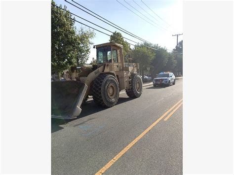 sex offender takes stolen tractor on joyride through pass cops