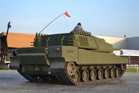 prototype  turkish altay main battle tank mbt unveiled global military review