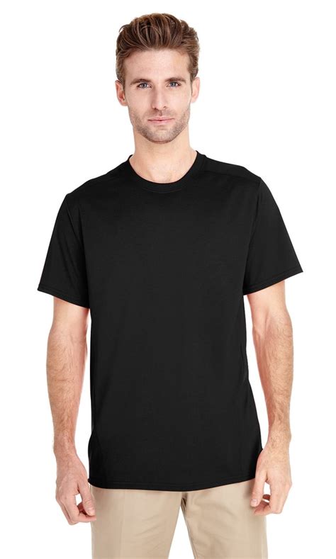 gildan  gildan adult performance  oz tech  shirt black xs