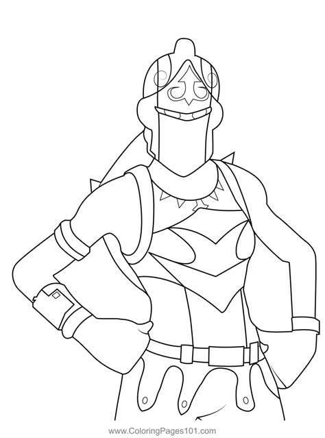 red knight fortnite coloring page  kids  fortnite printable