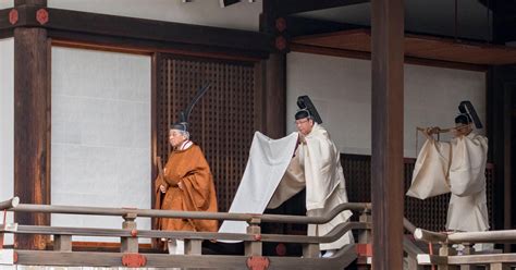 emperor akihito of japan 85 starts abdication rituals cbs news