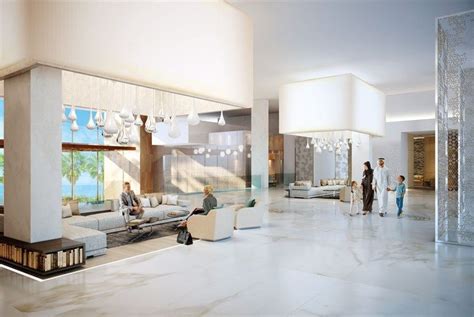 royal atlantis residences   private lobby entrance exclusively  residents ocean view