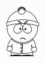 South Park Coloring Pages Kids Printable Color Children Characters Simple Print Colouring Cartoon Stencil Drawings Justcolor Adult Angry Fans Group sketch template
