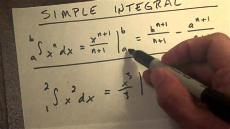 solve  simple integral youtube