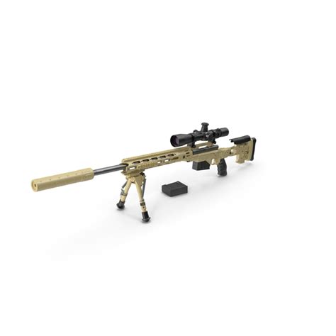 enhanced sniper rifle desert png images psds   pixelsquid