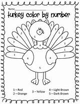 Turkey Color Number sketch template