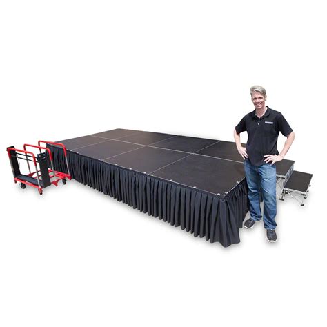 totalpackage  lightweight portable stage kit stagedrop