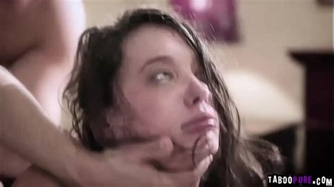 teen gia paige is close to crying while she gets brutally