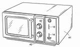 Microwave Oven Drawing Patents Patent Paintingvalley Coin Operated Drawings sketch template