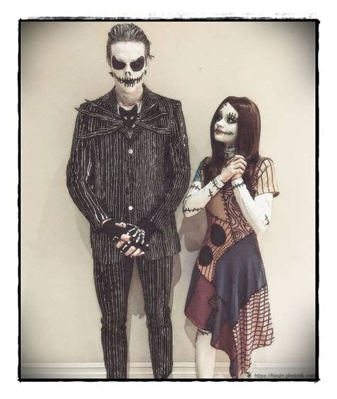 love these two as jack and sally cute couple halloween costumes