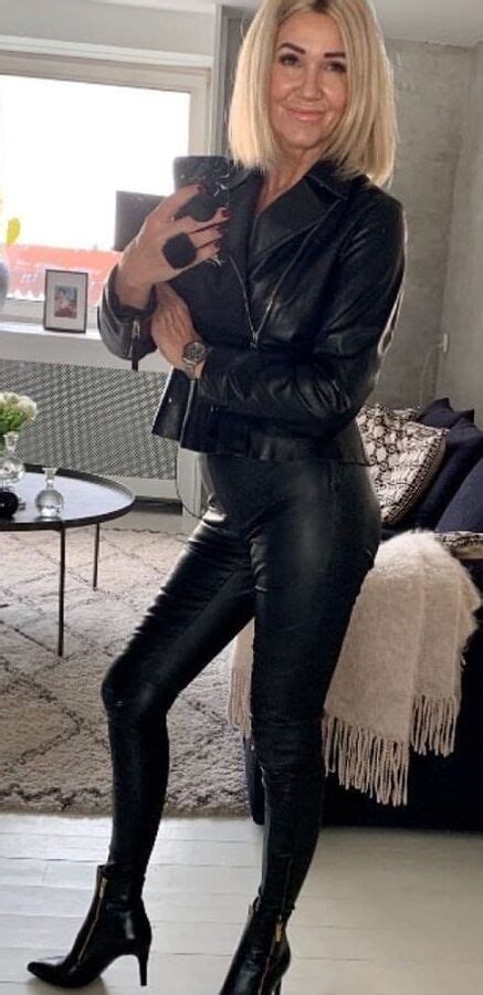 Hot Mature Danish Mom In Leather Pants Nudedworld