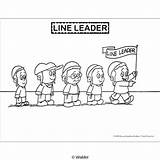 Line Clipart Classroom Leader Jobs Coloring Waldereducation Cliparts Walder Education Pages Template Library sketch template
