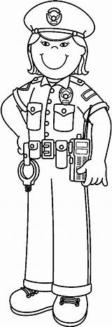 Officer Policeman Cop Guard 1283 sketch template