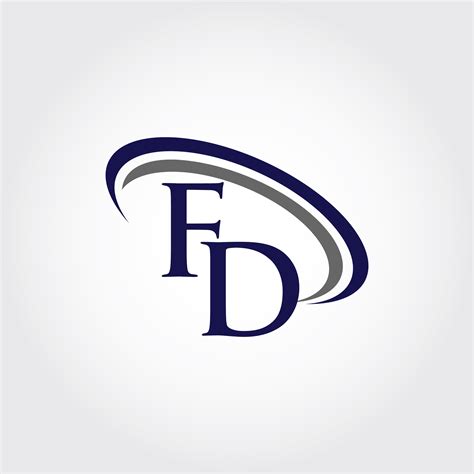 monogram fd logo design  vectorseller thehungryjpeg