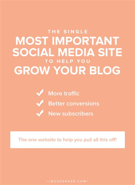 important social media site  growing  blog nose graze