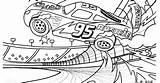 Coloring Mcqueen Lightning Cars Crash Pages Tim Tv Scene Popular sketch template