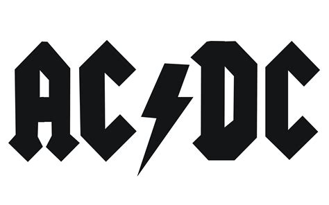 acdc logo acdc symbol meaning history  evolution