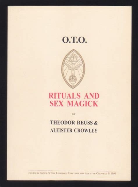 O T O Rituals And Sex Magick By P R Koenig Intro A