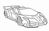Lamborghini Centenario Huracan sketch template