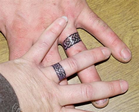 wedding ring tattoo ideas for alternative brides wedding tips