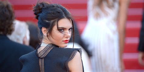 kendall jenner poses topless in red lace thong for la perla kendall jenner la perla freedom