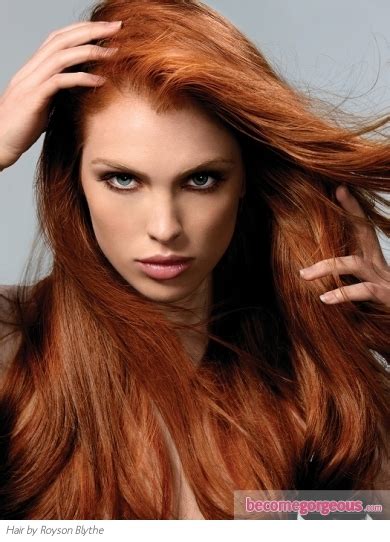 Pictures Red Hair Color Shades Intense Ginger Red Hair