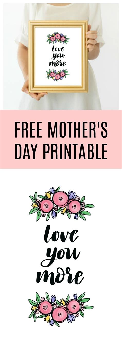 mothers day printable love   hand lettering workshop
