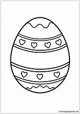 Easter Coloring Egg Pages Eggs Heart Kids Printable Colouring Printables Color Sheets Prinables Coloringpagesonly Crafts Clip Print Visit 4kids Culture sketch template