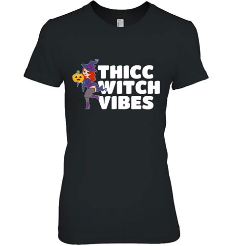 Thicc Witch Vibes Funny Bbw Redhead Witch Halloween Hersmiles